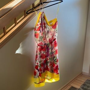 Jessica Simpson Cocktail Dress w/ gold chain neck